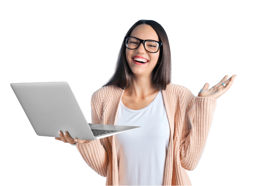 Woman with Laptop